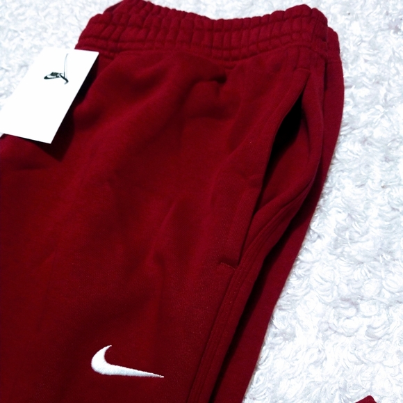 Nike Jogger Sweatpants Men's Maroon NWT - Picture 4 of 7